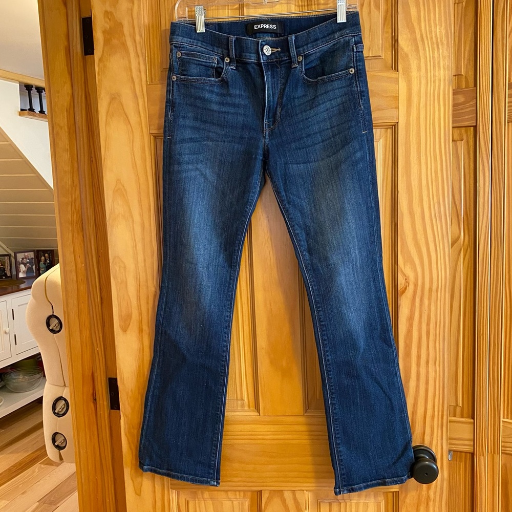 Express Barely Bootcut Jeans